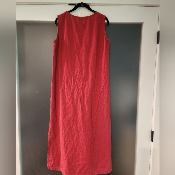 Bleu Bayou Cotton Maxi Dress Sleeveless - Picture 2 of 8